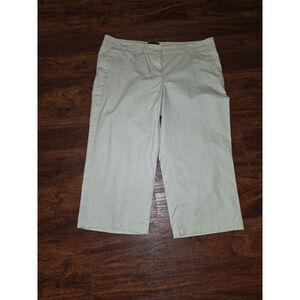The Limited Khaki Crop Pants size 8 Drew Fit